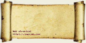 Danica Ađanski vizit kartica